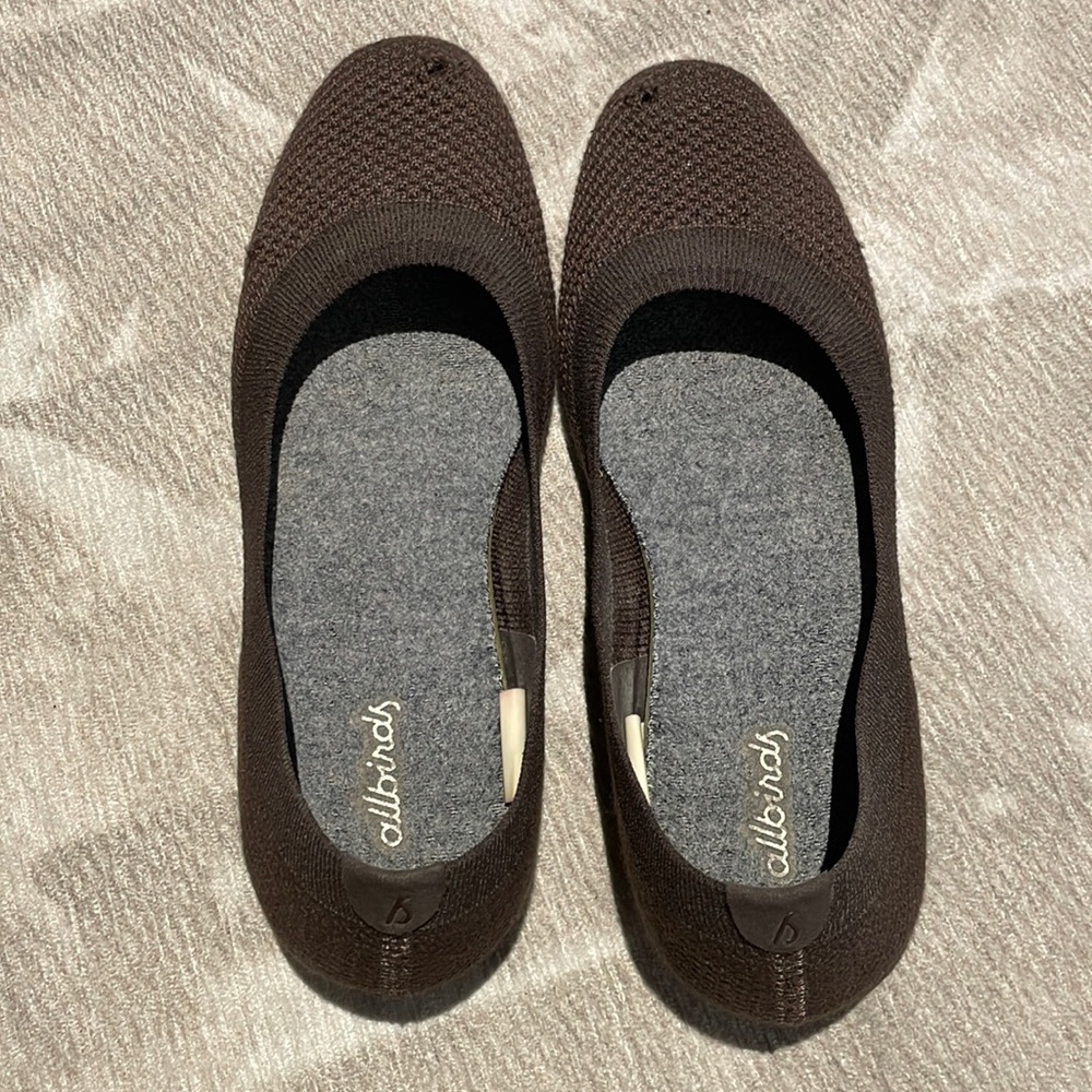 Allbirds brown women’s tree breezer flats size 7